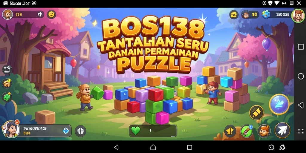 Tampilan utama gameplay Puzzle di BOS138 yang menantang dan menarik.