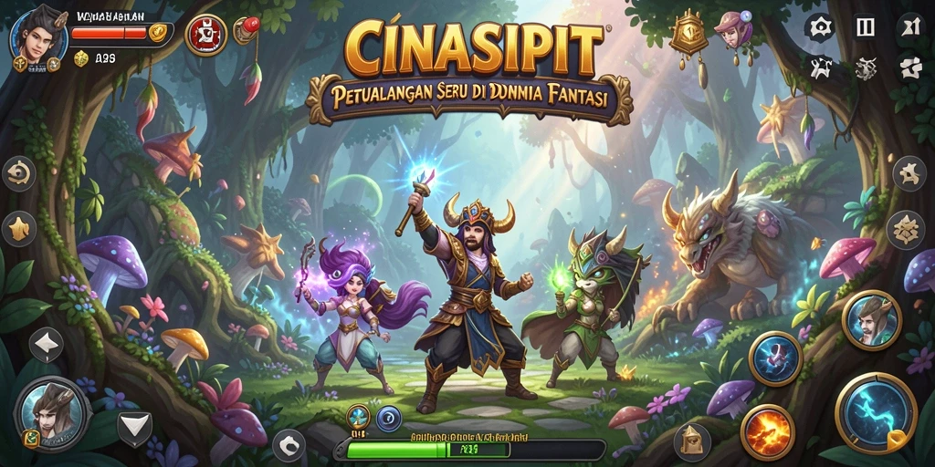 Gameplay menarik di dunia petualangan CINASIPIT.