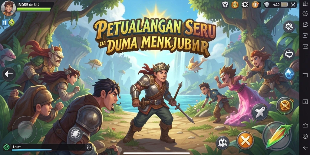 Gambaran gameplay menarik dari IND89 yang menyajikan petualangan seru.