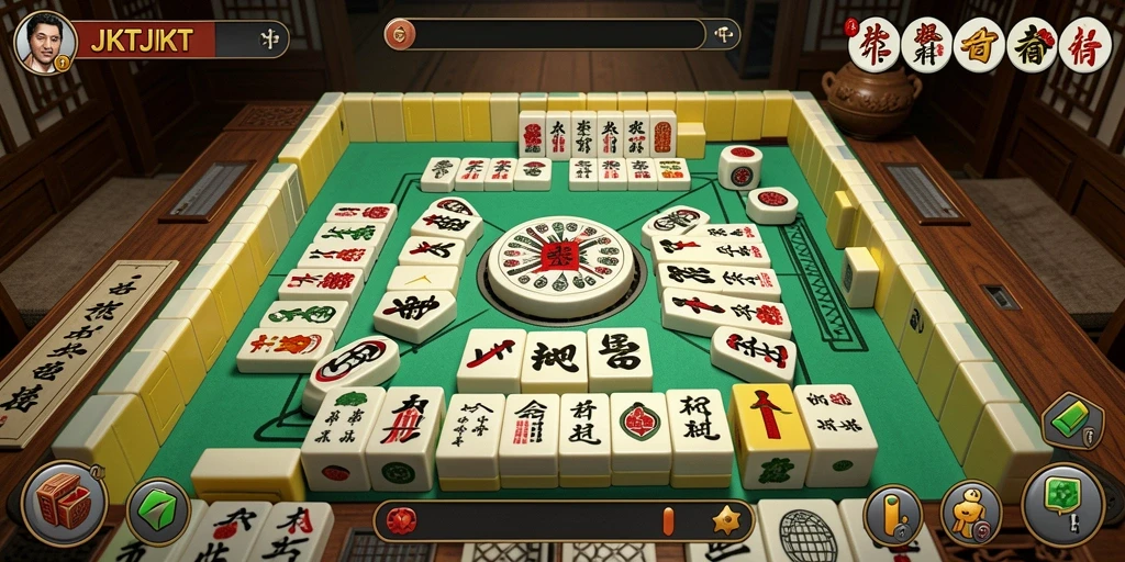 Gameplay seru dan menantang di JKTJKT Mahjong.