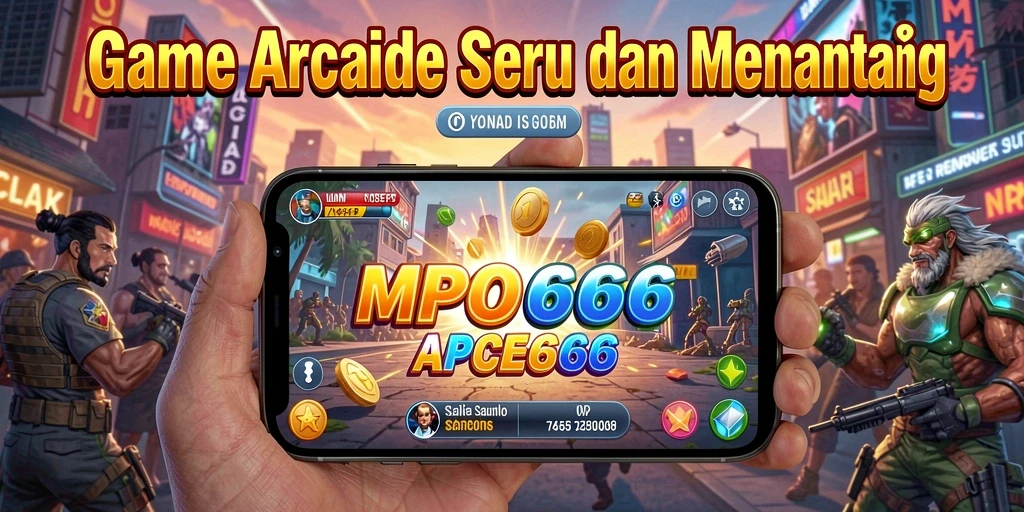 Screenshot MPO666 menampilkan aksi gameplay arcade yang seru dan dinamis.