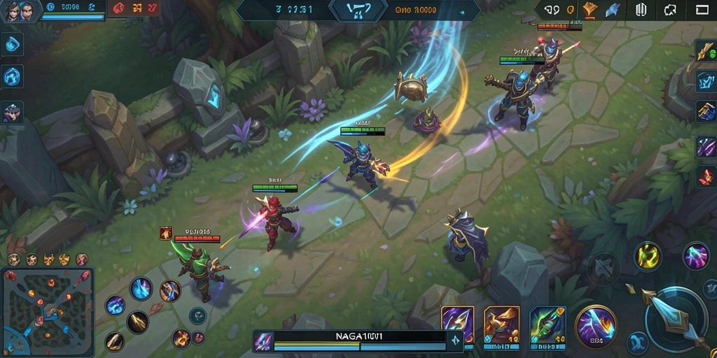 Screenshot gameplay NAGA1001 dengan aksi tempur yang seru.