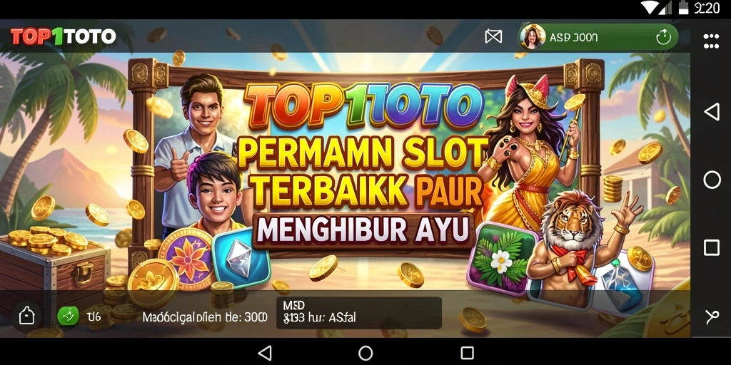 Tampilan gameplay yang menakjubkan dari permainan Slot